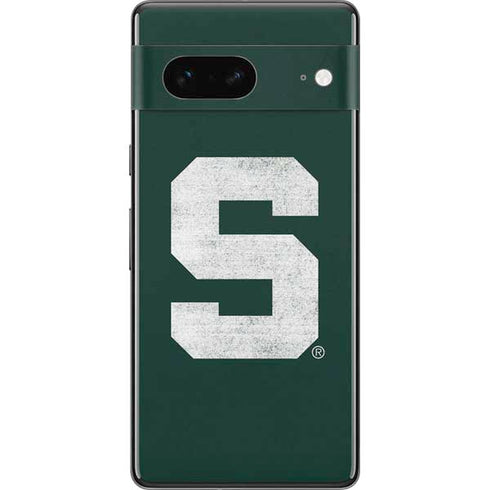 Michigan State University Spartans Away Grey S Pixel Skins